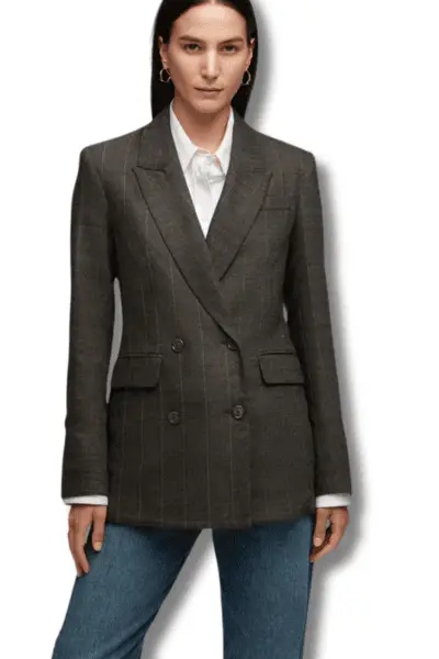 Argent Wool Blazer