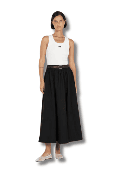 Dissh Black Maxi Skirt