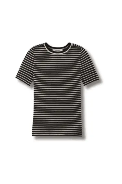 Everlane Striped Short Sleeve Sweater