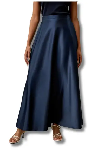 Lily Silk Maxi Skirt