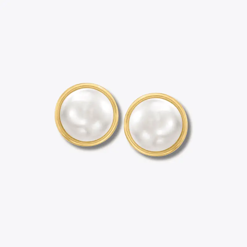 Ross n Simmons Pearl Stud Earrings