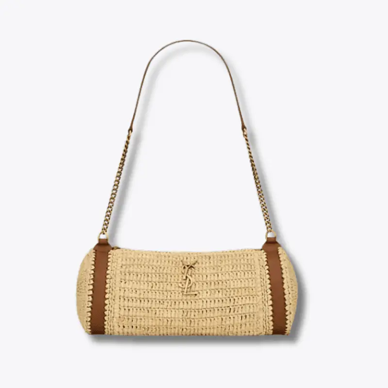 Saint Laurent Cassandre Raffia Bag