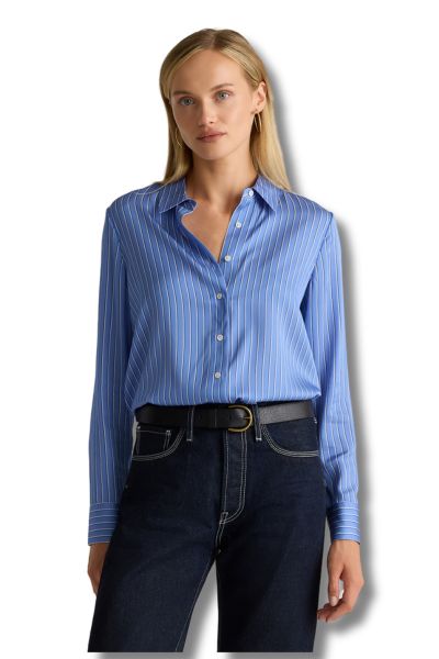 Quince Striped Silk Shirt