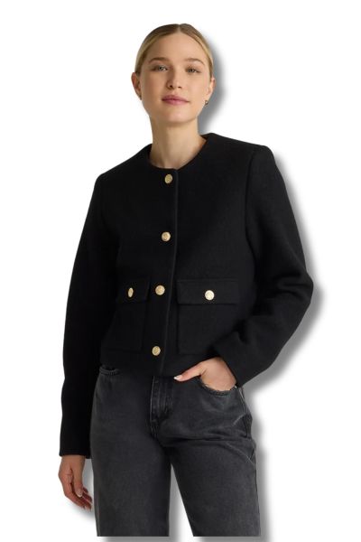 Quince Collarless Jacket