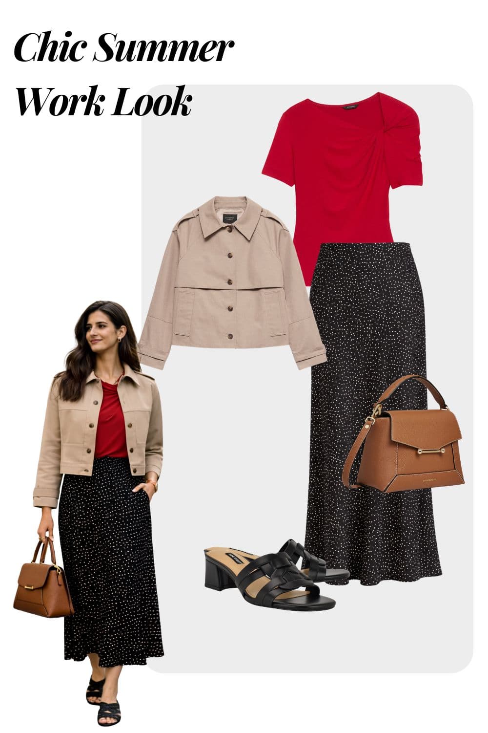 Chic summer work look